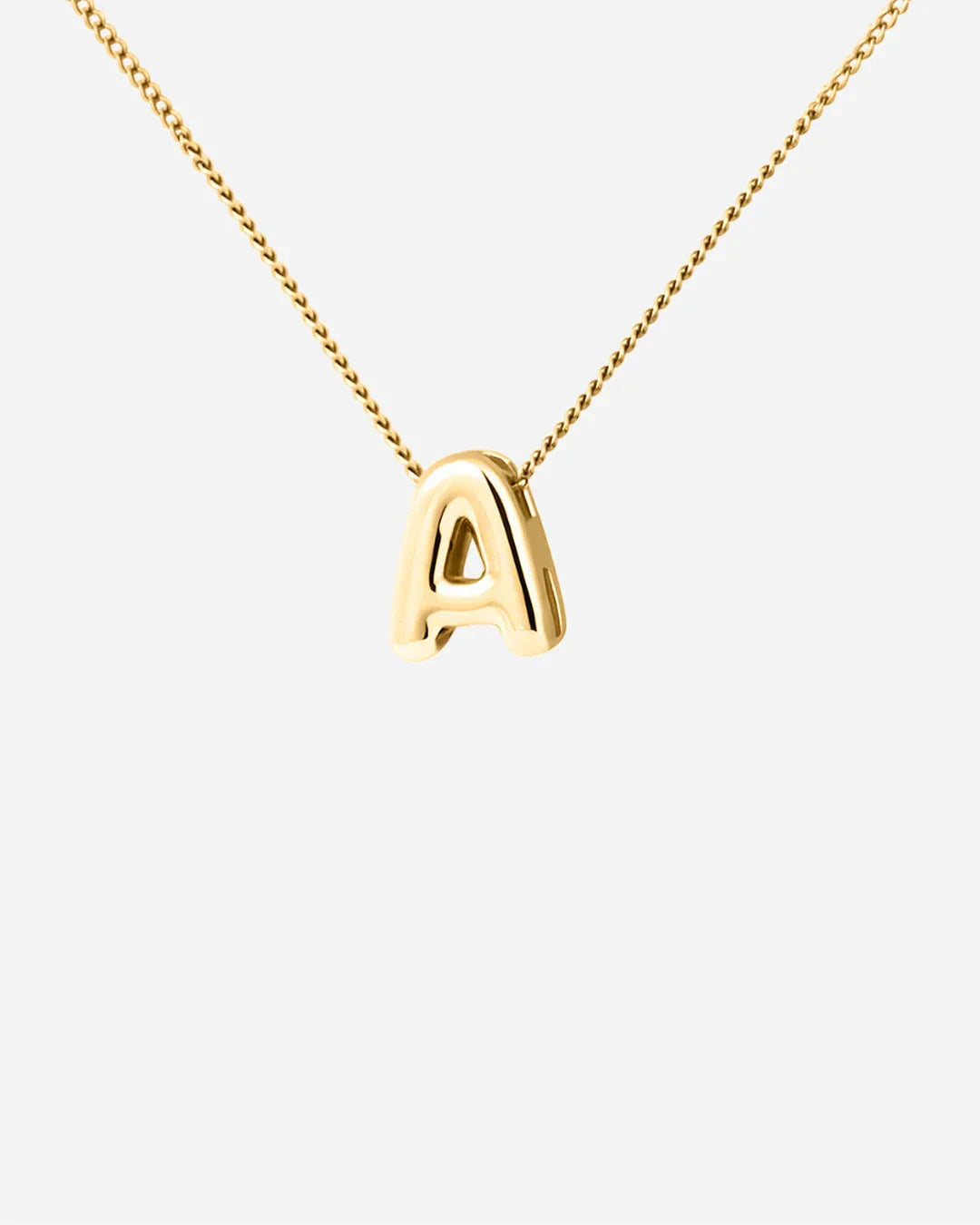 Bubble bokstavshalsband